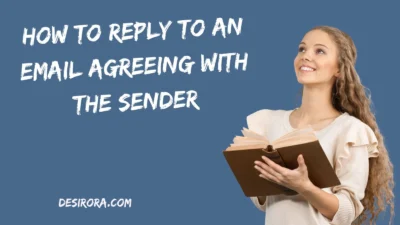 How to Reply to An Email Agreeing with The Sender