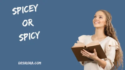 Spicey or Spicy