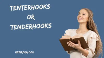Tenterhooks or Tenderhooks