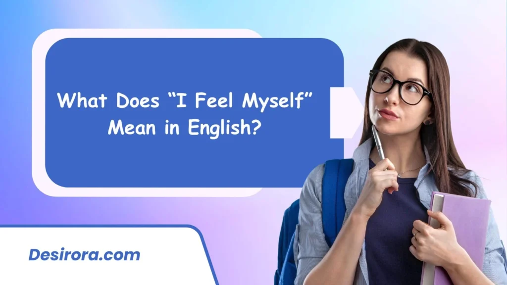 What Does “I Feel Myself” Mean in English