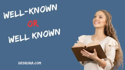 Well-known or Well known